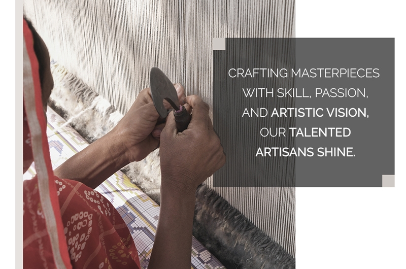 “Expertise in Every Knot: Skilled Artisans Crafting Exquisite Rugs”